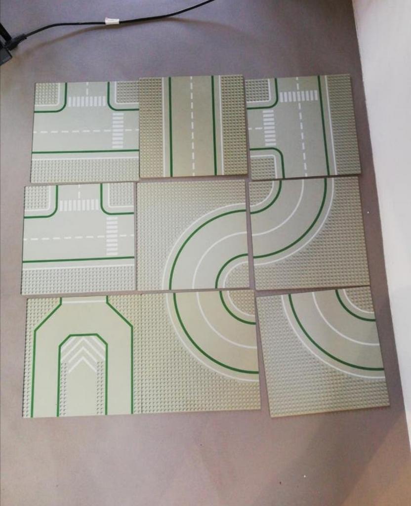9 lego verkeer /bouwplaten, Ophalen of Verzenden, Zo goed als nieuw, Grondplaat, Lego