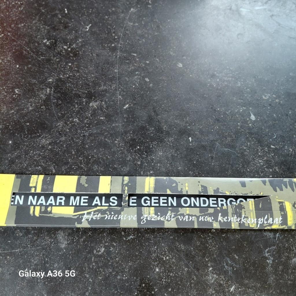 Kentekenplaathouder, Ophalen of Verzenden, Gebruikt