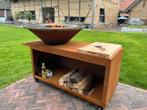 BBQ, Plancha 100cm, 10mm dik,  Cortenstaal, Tuin en Terras, Ophalen, Nieuw, BBQ