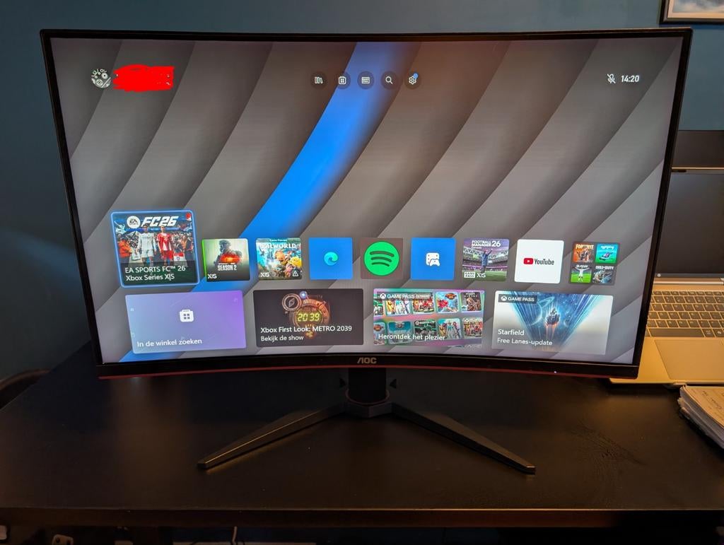 AOC CQ32G1 Curved 31.5 inch - Goede staat, Computers en Software, Monitoren, 101 t/m 150 Hz, Curved, AOC, Zo goed als nieuw