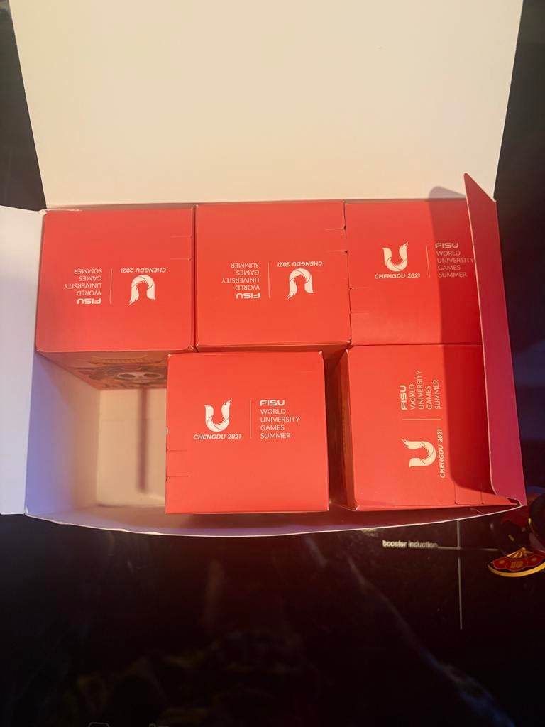 Mascotte Olympische Spelen Chengdu 2021 - Set van 6, Verzamelen, Poppetjes en Figuurtjes, Ophalen of Verzenden, Nieuw