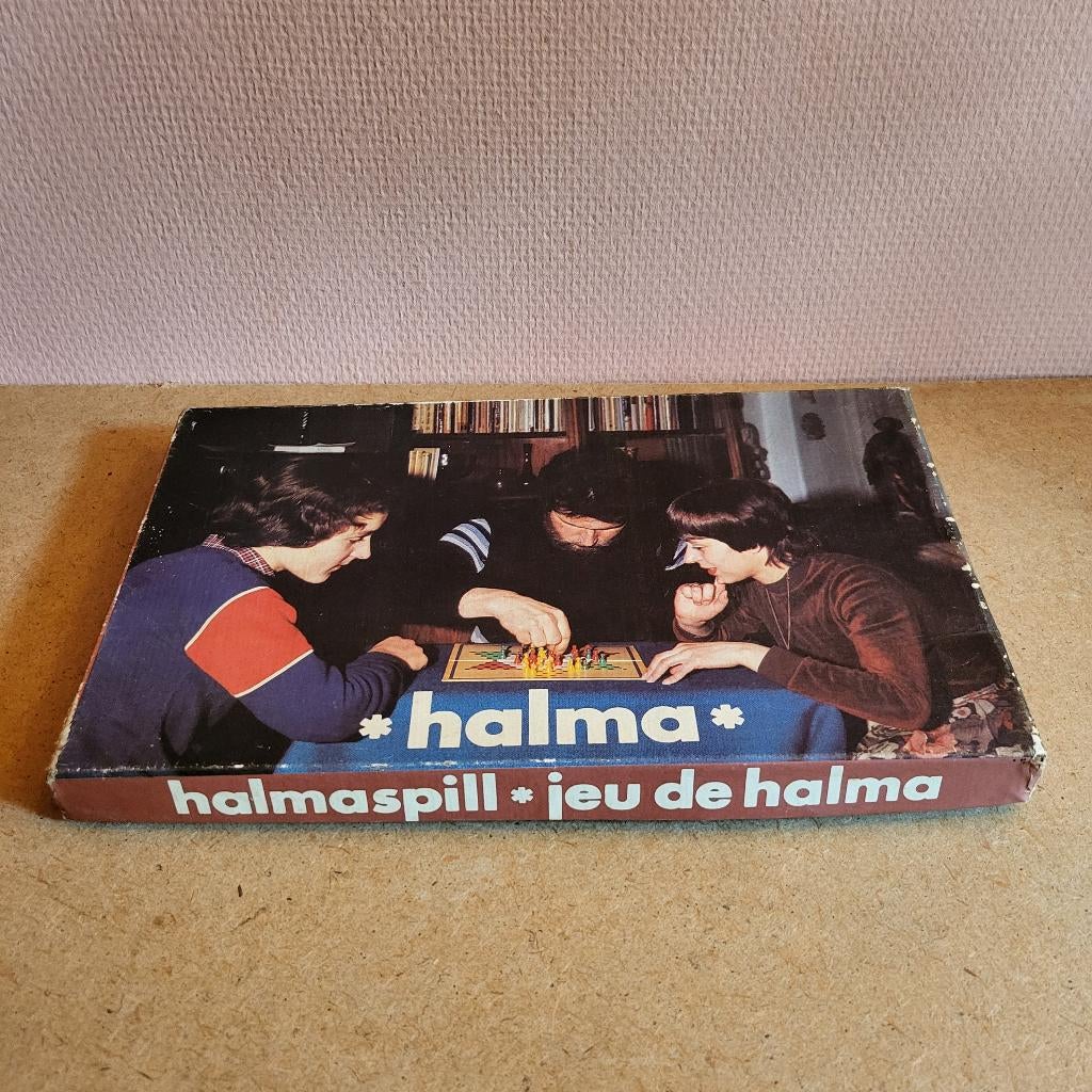 Spel: Vintage Halma, Hobby en Vrije tijd, Gezelschapsspellen | Bordspellen, Een of twee spelers, Ophalen of Verzenden, Gebruikt