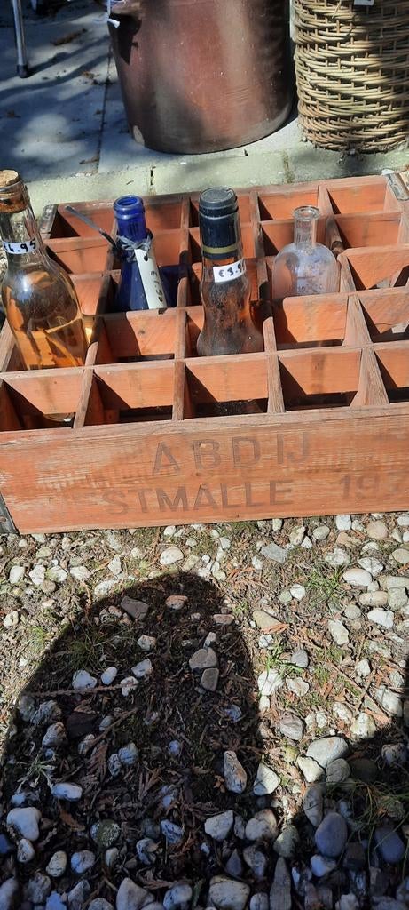 Vintage houten bierkrat - ABDIJ WESTMALLE, Ophalen of Verzenden