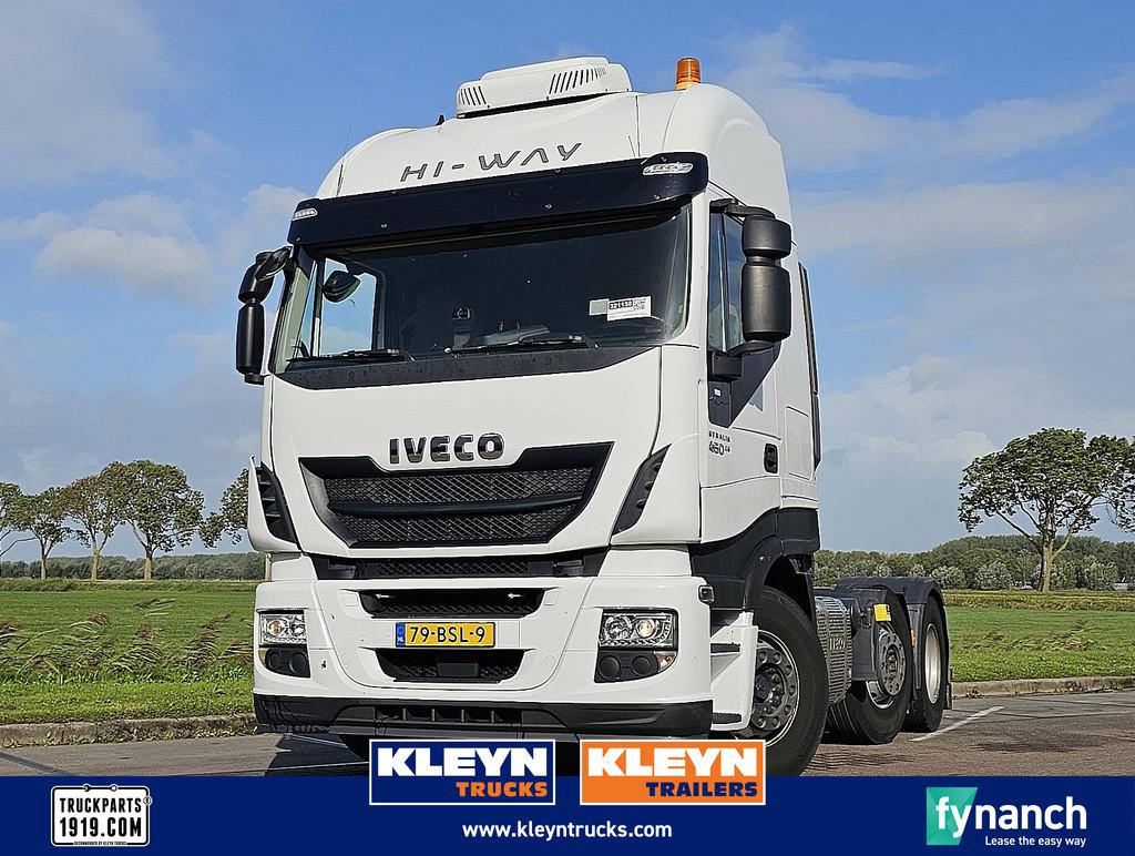 IVECO AS440S46 STRALIS 6x2 txp twinsteer, Automaat, 460 pk, Euro 6, Wit