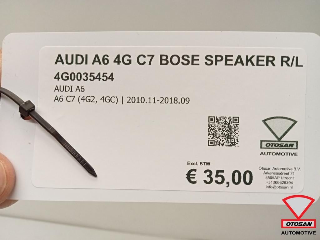 Audi A6 4G C7 Bose Speaker Rechts/Links 4G0035454, Gebruikt, AUDI AG, Auto-Union-Strasse 1
85045  Ingolstadt, DE, Kundenbetreuung@audi.de