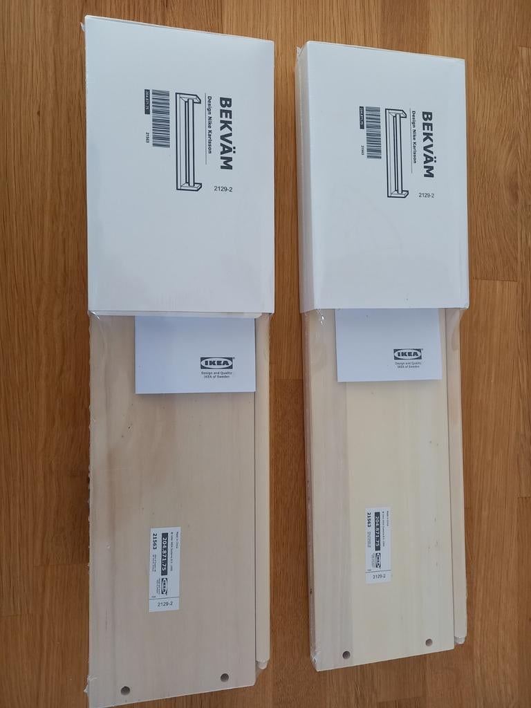 2 Nieuwe Ikea Bekvam boeken /wand plankjes, Ophalen of Verzenden, Nieuw, Wanddecoratie