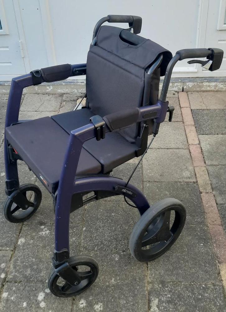Rollator Rollz Motion 2 in 1 inclusief rolstoelpakket, Diversen, Rollators, Gebruikt, Opvouwbaar, Ophalen