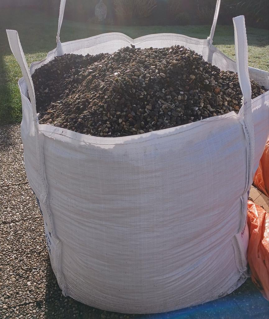 Gratis big bag met grind (er zit ook zand doorheen)., Tuin en Terras, Ophalen