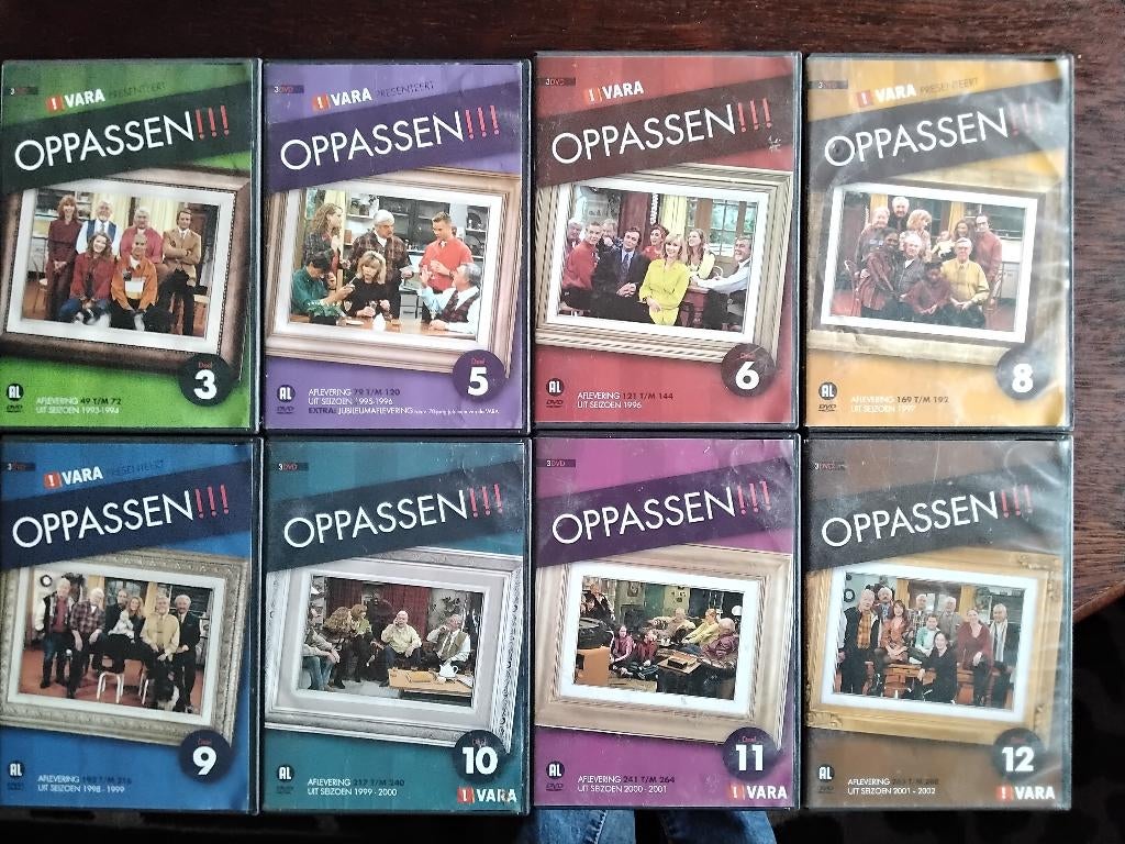 Oppassen seizoen 3 5 6 8 9 10 11 en 12 compleet, 8 boxen, or, Alle leeftijden, Boxset, Ophalen of Verzenden, Zo goed als nieuw