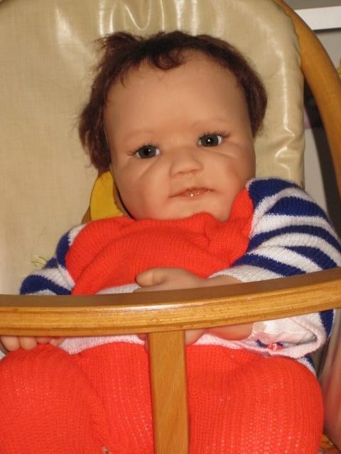 reborn baby nee! maar een unikaat baby van klei, ooak., Ophalen of Verzenden, Nieuw, Babypop, Levensecht of Reborn