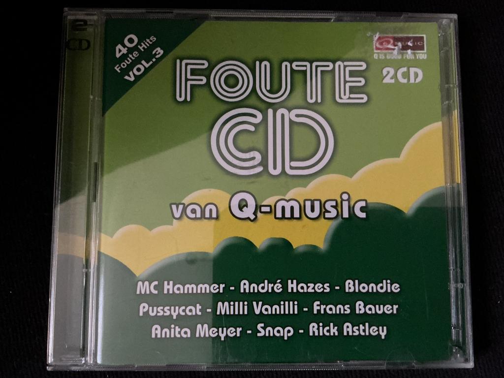 Foute Cd van Q-Music, 40 Foute Hits vol.3 dubbel-cd, Ophalen of Verzenden, Zo goed als nieuw