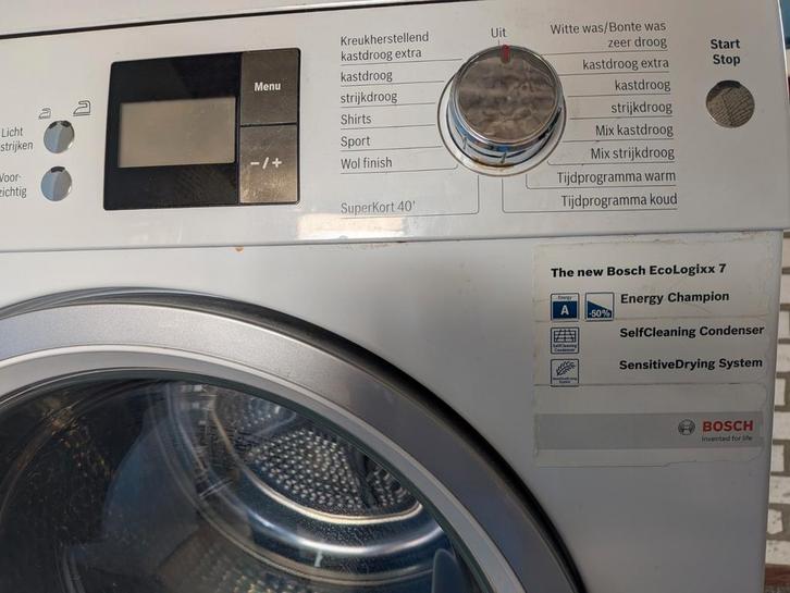 Bosch Ecologixx 7 wasdroger, Witgoed en Apparatuur, Wasdrogers, Gebruikt, Condens, 85 tot 90 cm, Ophalen