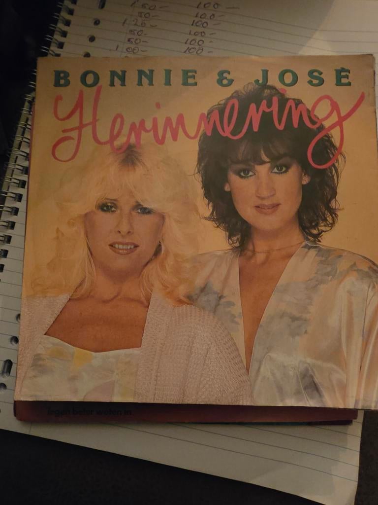Bonnie & Jose - Herinnering singel, Cd's en Dvd's, Ophalen of Verzenden, Gebruikt, 7 inch, Pop