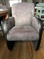 Eettafel stoelen met wieltjes, Overige materialen, Gebruikt, Ophalen of Verzenden, Grijs