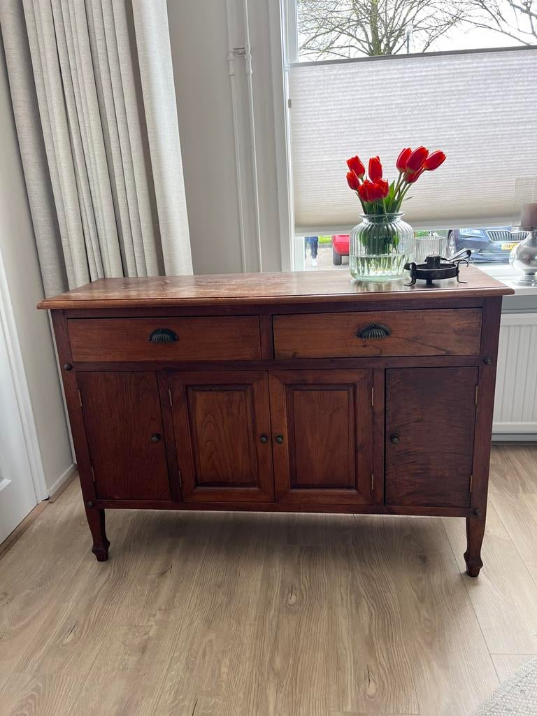 Houten dressoir kast, Ophalen, Zo goed als nieuw, 25 tot 50 cm