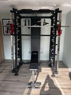 Smith machine gorilla met bankje en gewichten, Ophalen, Zo goed als nieuw, Armen, Overige typen
