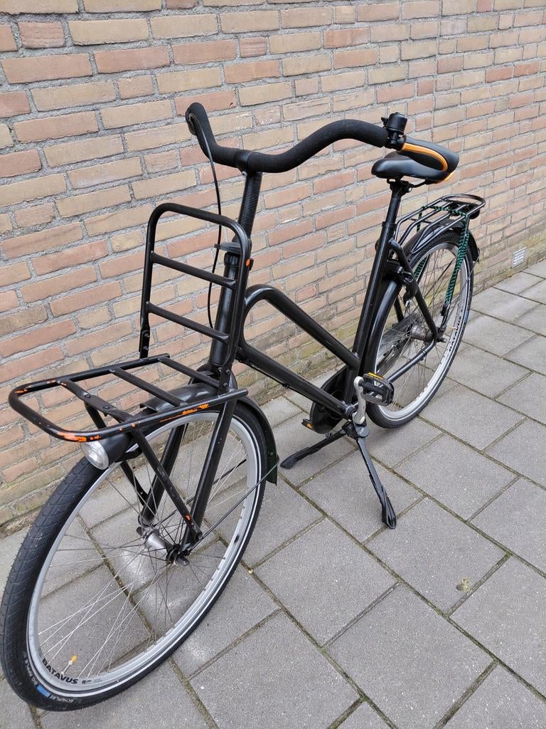 Batavus damesfiets met voordrager, Fietsen en Brommers, Ophalen of Verzenden, Gebruikt, Batavus, Versnellingen