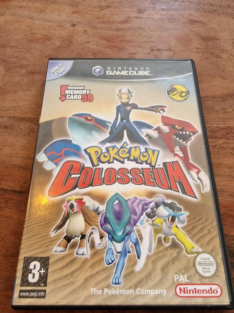 Pokémon Colosseum Nintendo GameCube + Memory Card, Spelcomputers en Games, Games | Nintendo GameCube, Gebruikt, 1 speler, Ophalen of Verzenden