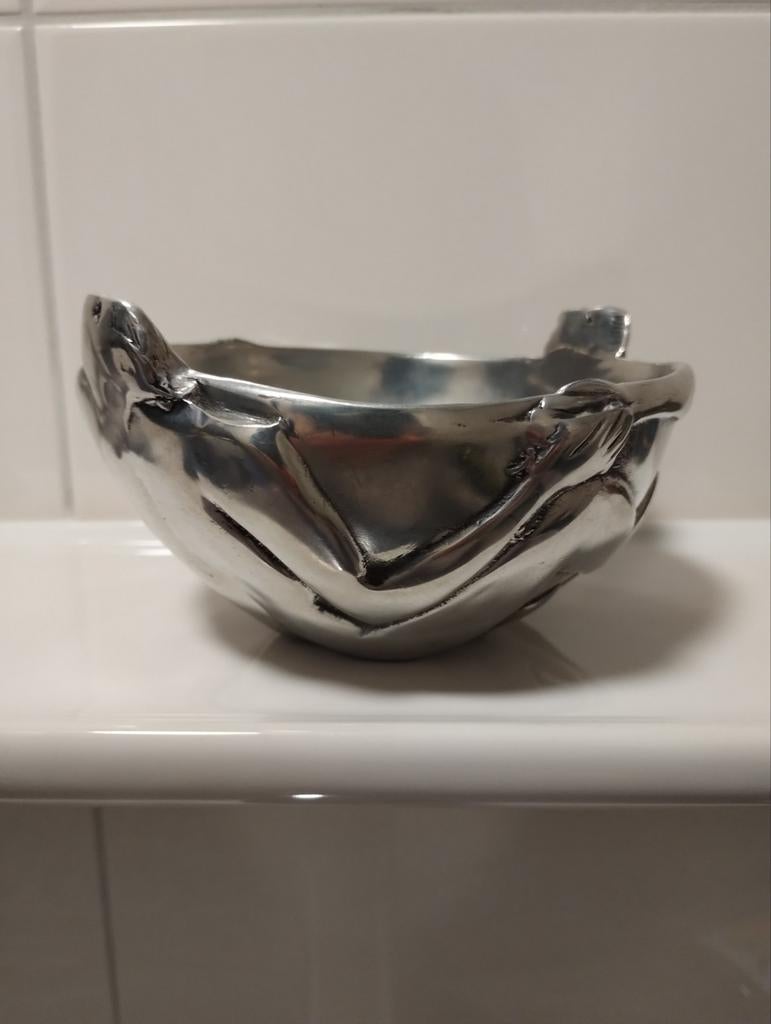 Carrol Boyes polished aluminium schaaltje /grote kom, Ophalen of Verzenden