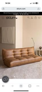 Sklum Mati Bank Bruin Leer - Ligne Roset Togo Dupe, Ophalen, Bruin, Tweepersoons, Zo goed als nieuw