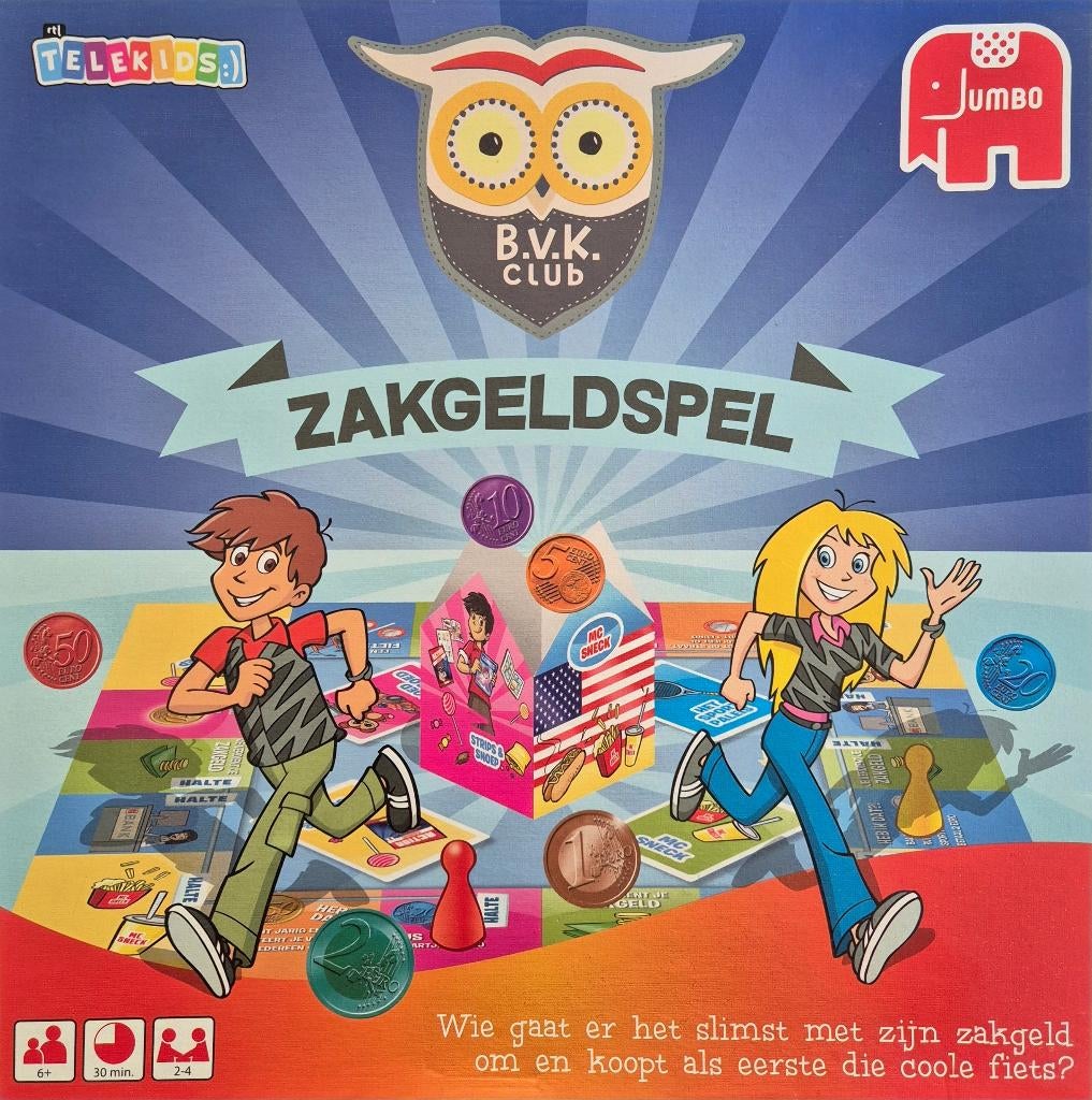 Zakgeldspel van JUMBO, Hobby en Vrije tijd, Gezelschapsspellen | Bordspellen, Verzenden, Zo goed als nieuw, Jumbo