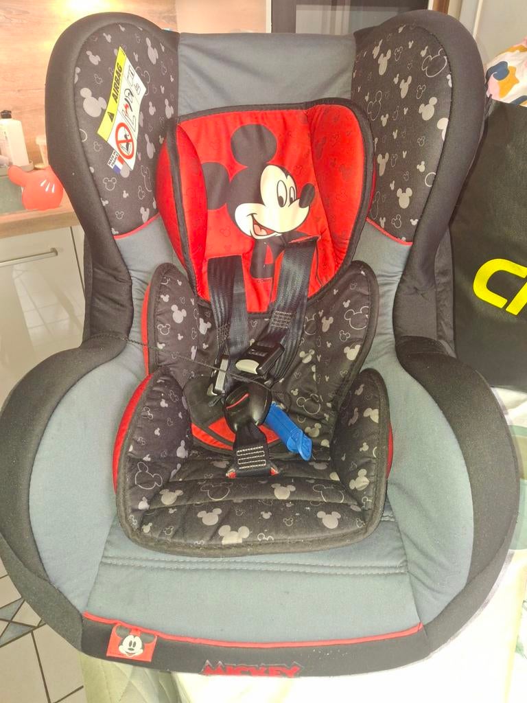 Mickey Mouse autostoel 0-18 kg, Ophalen