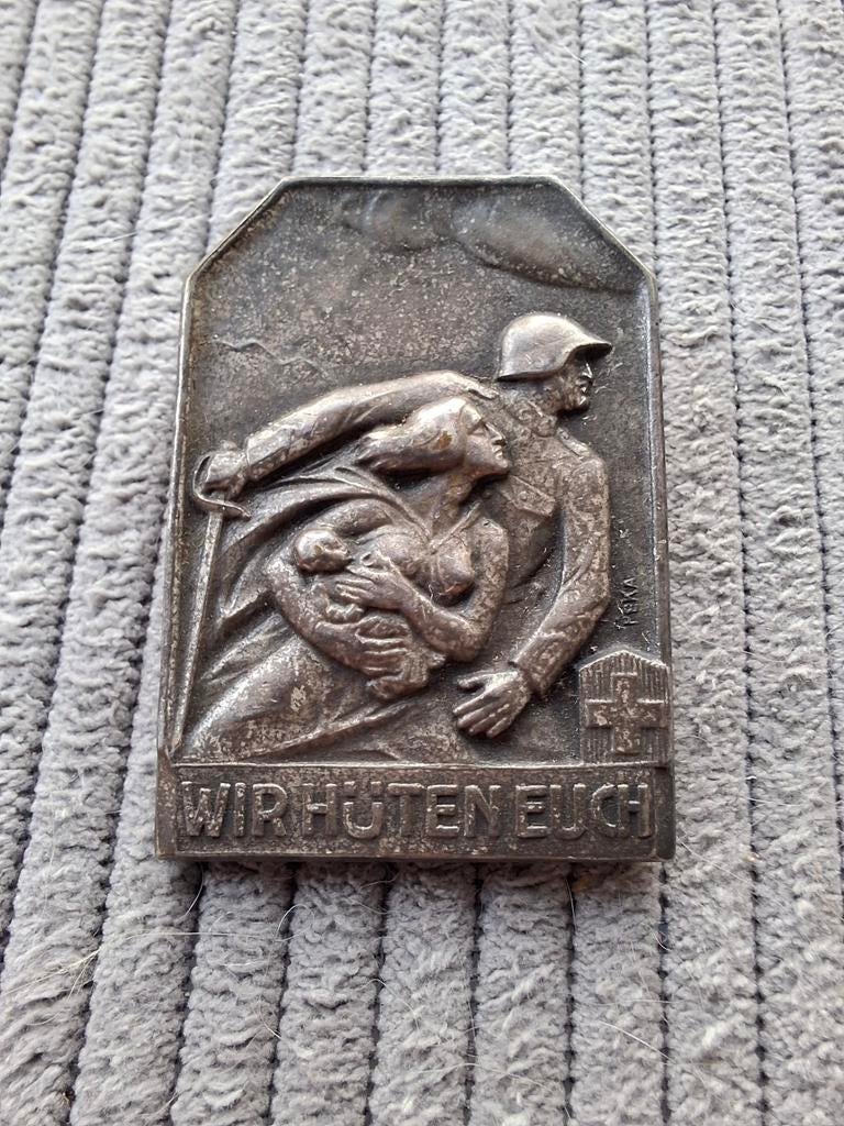 Zwitserse Propaganda Badge - WOII, Verzamelen, Militaria | Tweede Wereldoorlog, Ophalen of Verzenden, Overige soorten, Duitsland