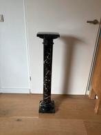 Zwart Marmeren kolom - 20e eeuw - 95cm, Ophalen, Zo goed als nieuw