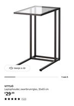 IKEA Vittsjö laptoptafel/banktafel, Computers en Software, Laptoptafels, Ophalen, Zo goed als nieuw