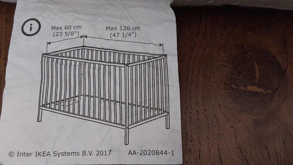 Matras voor ledikant 60x120 cm, Ophalen, Gebruikt, 190 cm of minder, Matras