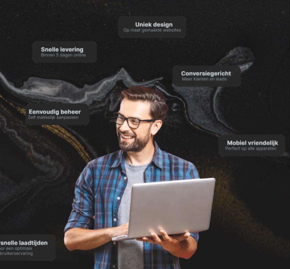 Professionele Website Laten Maken €249,- | 100% Maatwerk!, Diensten en Vakmensen, Webdesigners en Hosting, Domeinregistratie, Webdesign