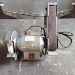 Arwin combi-bandschuur-slijpmachine + extra schuurbanden, Ophalen, Minder dan 700 watt, Werkbankslijpmachine