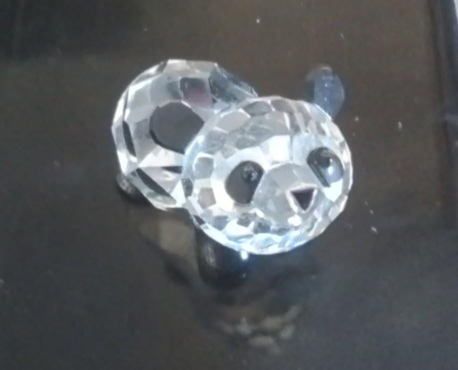 Mini panda,  het eerst uitgebrachte dier van Swarovski, Verzamelen, Swarovski, Ophalen of Verzenden, Zo goed als nieuw, Figuurtje