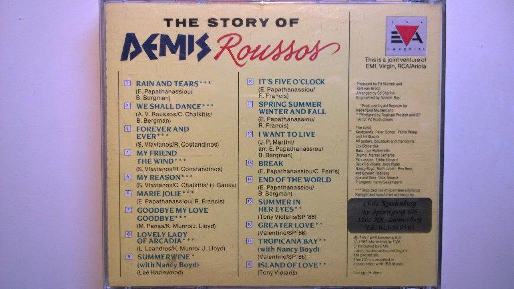 Demis Roussos - The Story Of Demis Roussos, Ophalen of Verzenden, 1980 - 1989, Zo goed als nieuw