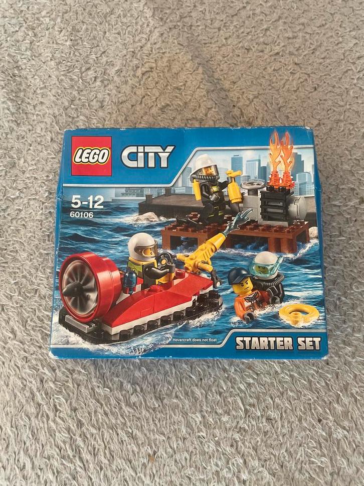 LEGO City 60106 Brandweer Starter Set, Kinderen en Baby's, Speelgoed | Duplo en Lego, Nieuw, Lego, Complete set, Ophalen