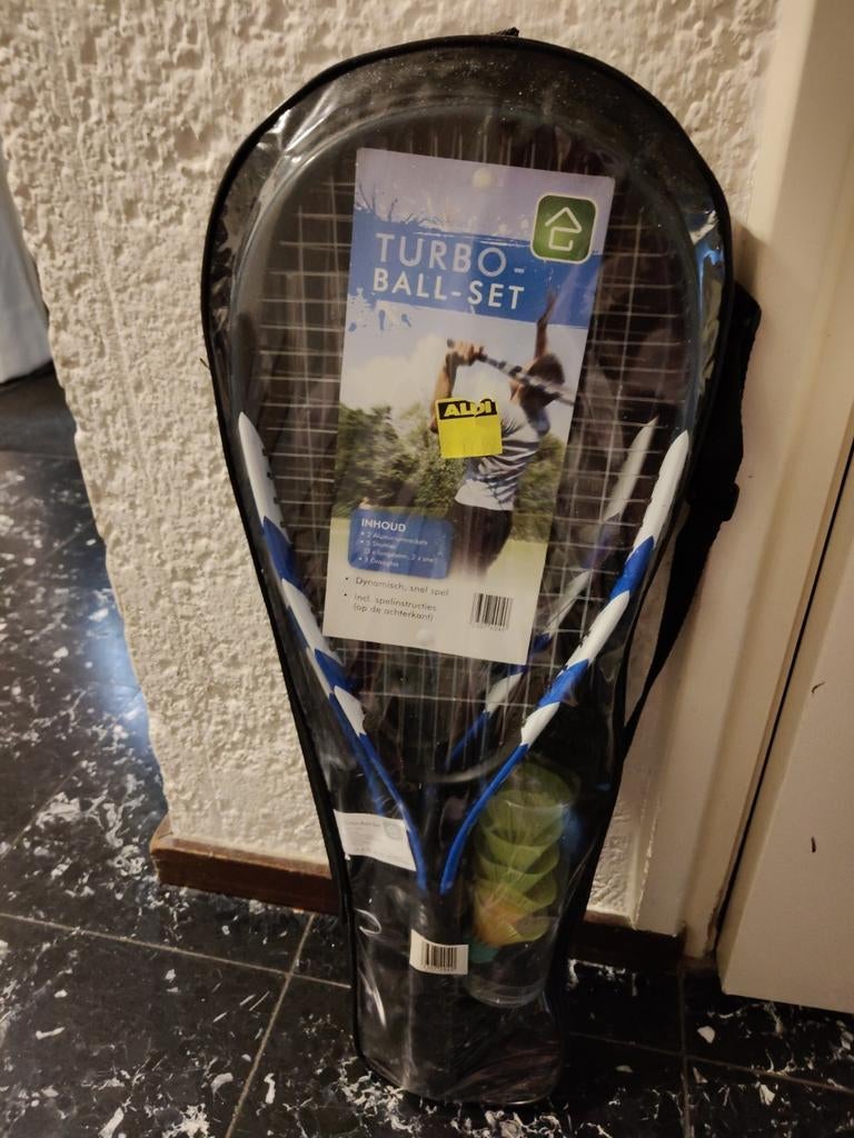 Turbo Ball-Set - Badminton/Speedminton set, Ophalen of Verzenden