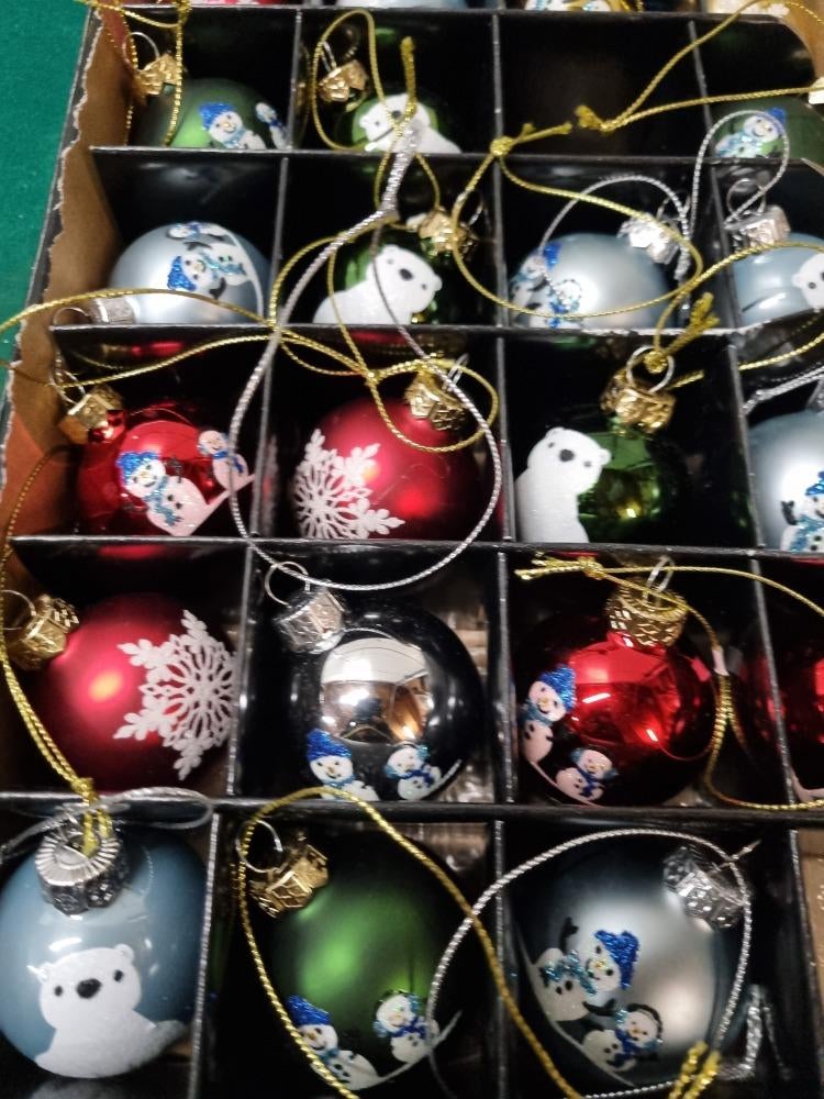 kerstballen met afbeelding glas [b246], Diversen, Kerst, Ophalen of Verzenden, 'T Olde Gre-j, Info@toldegrej.nl, Endepoelstraat 20f Didam