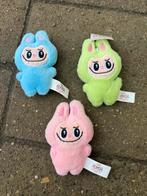 Leuke pluche konijntjes sleutelhangers - 3 stuks, Ophalen of Verzenden, Zo goed als nieuw, Konijn