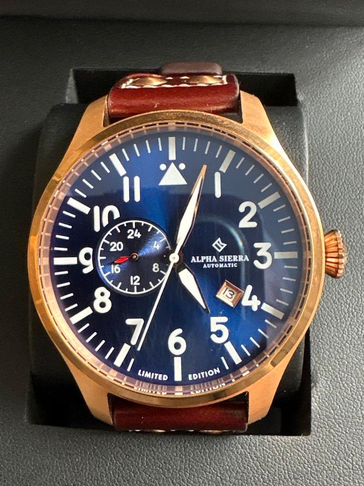 Alpha Sierra Automatic Limited Edition Herenhorloge, Sieraden, Tassen en Uiterlijk, Horloges | Heren, Zo goed als nieuw, Polshorloge