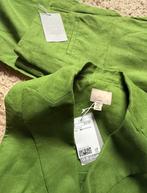 Groen linnen ‘tenue-de-ville’ pak., Kostuum of Pak, Nieuw, Ophalen of Verzenden, Maat 34 (XS) of kleiner