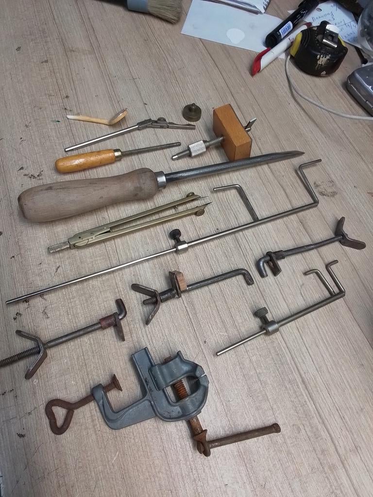 15045) viool bouw  div hulpstukken, Ophalen of Verzenden