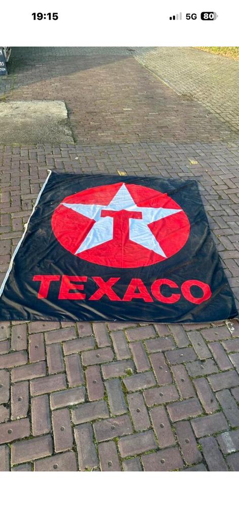 Grote Taxaco  vlag (187 x 230 cm), Gebruikt, Ophalen of Verzenden, Voag, Lvag