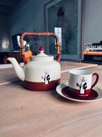 Droste choco pot met Kop en Schotel, Ophalen, Gebruikt, Overige stijlen, Kop(pen) en/of Schotel(s)