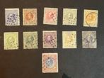 Nederland 1872, Koning Willem III, serie 5, NVPH 19 t/m 29., Postzegels en Munten, Postzegels | Nederland, Ophalen of Verzenden