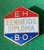 Broche EHBO eenheidsdiploma emaille, Ophalen of Verzenden, Zo goed als nieuw, Transport