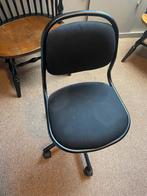 Zwarte Orfjall kinderbureaustoel (Ikea), Huis en Inrichting, Bureaustoelen, Ophalen, Gebruikt, Zwart