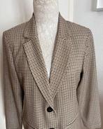 Woman & Co geruit colbert maat 44[dmv], Kleding | Dames, Bruin, Maat 42/44 (L), Ophalen of Verzenden, Zo goed als nieuw