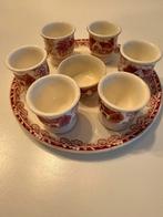 Boerenhoeve rood eierdopjesset, Ophalen of Verzenden