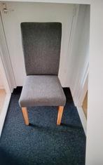 Eetkamerstoelen  grijze stof 4 stuks., Huis en Inrichting, Keuken | Complete keukens, Enkelwandige keuken, Ophalen of Verzenden