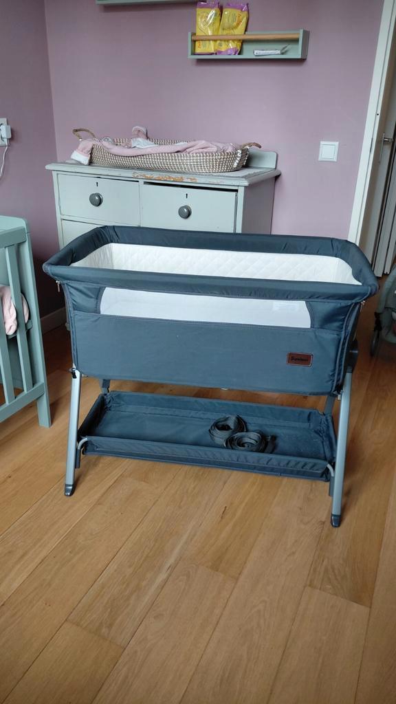 Baninni Co-Sleeper Elia donkergrijs - Nette staat!, Kinderen en Baby's, Babywiegjes en Ledikanten, Zo goed als nieuw, Wieg, Ophalen